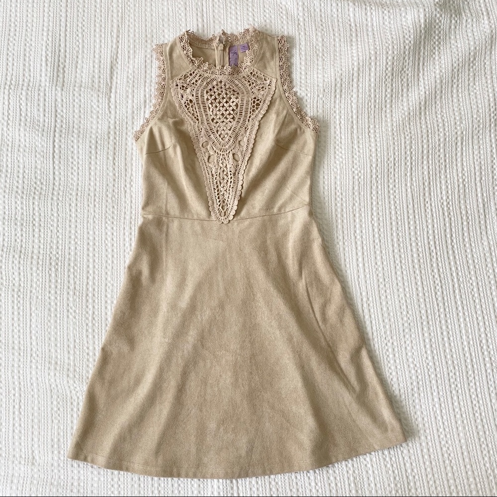 Alya Women’s Suede Dress